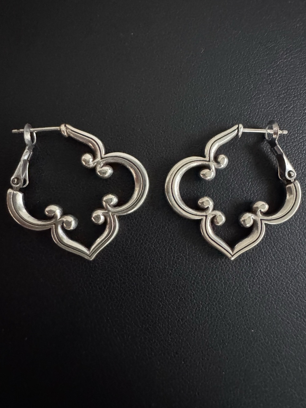 Brighton Toledo Silver Hoop Earrings